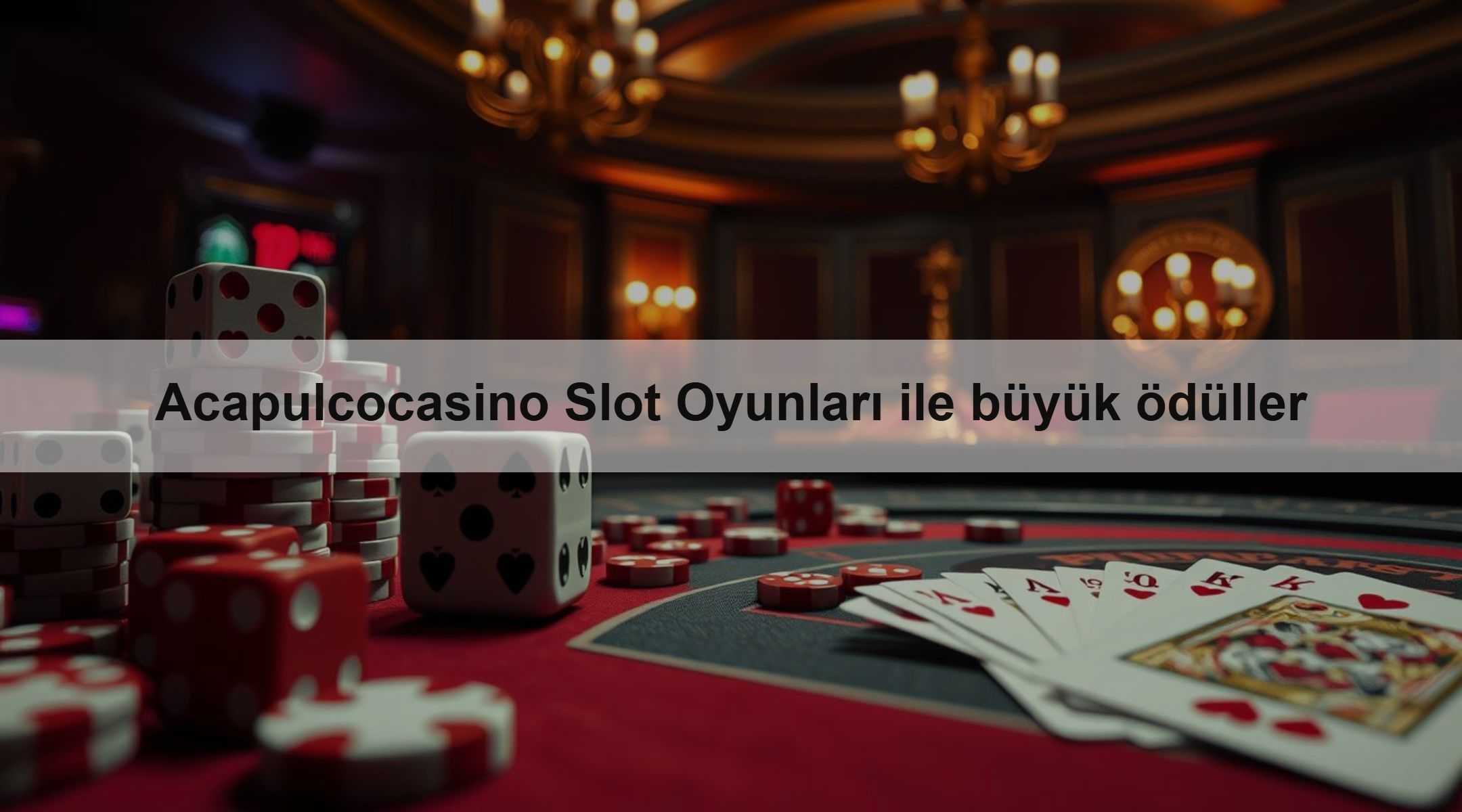 Acapulcocasino Slot Oyunları ile büyük ödüller