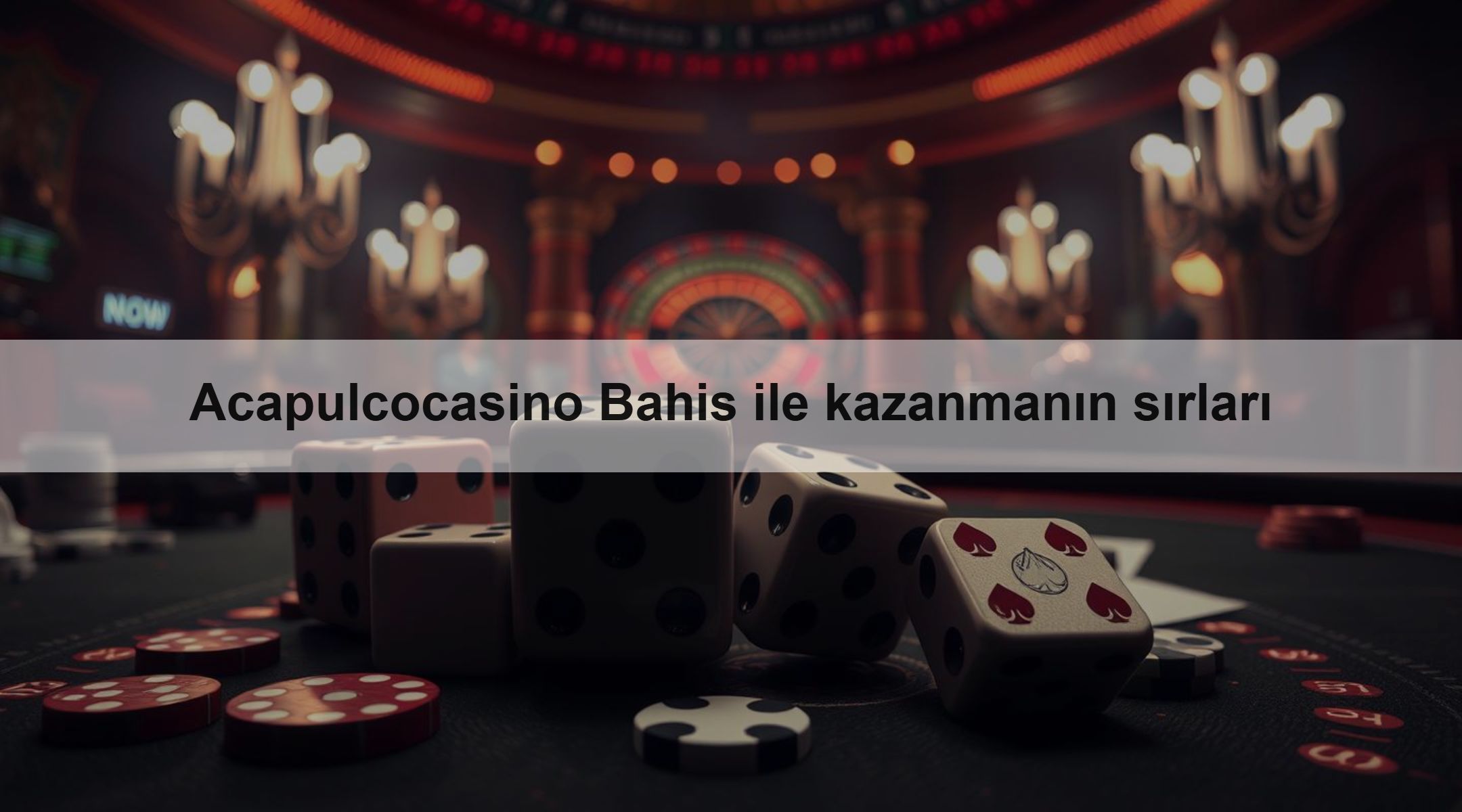 Acapulcocasino Bahis ile kazanmanın sırları