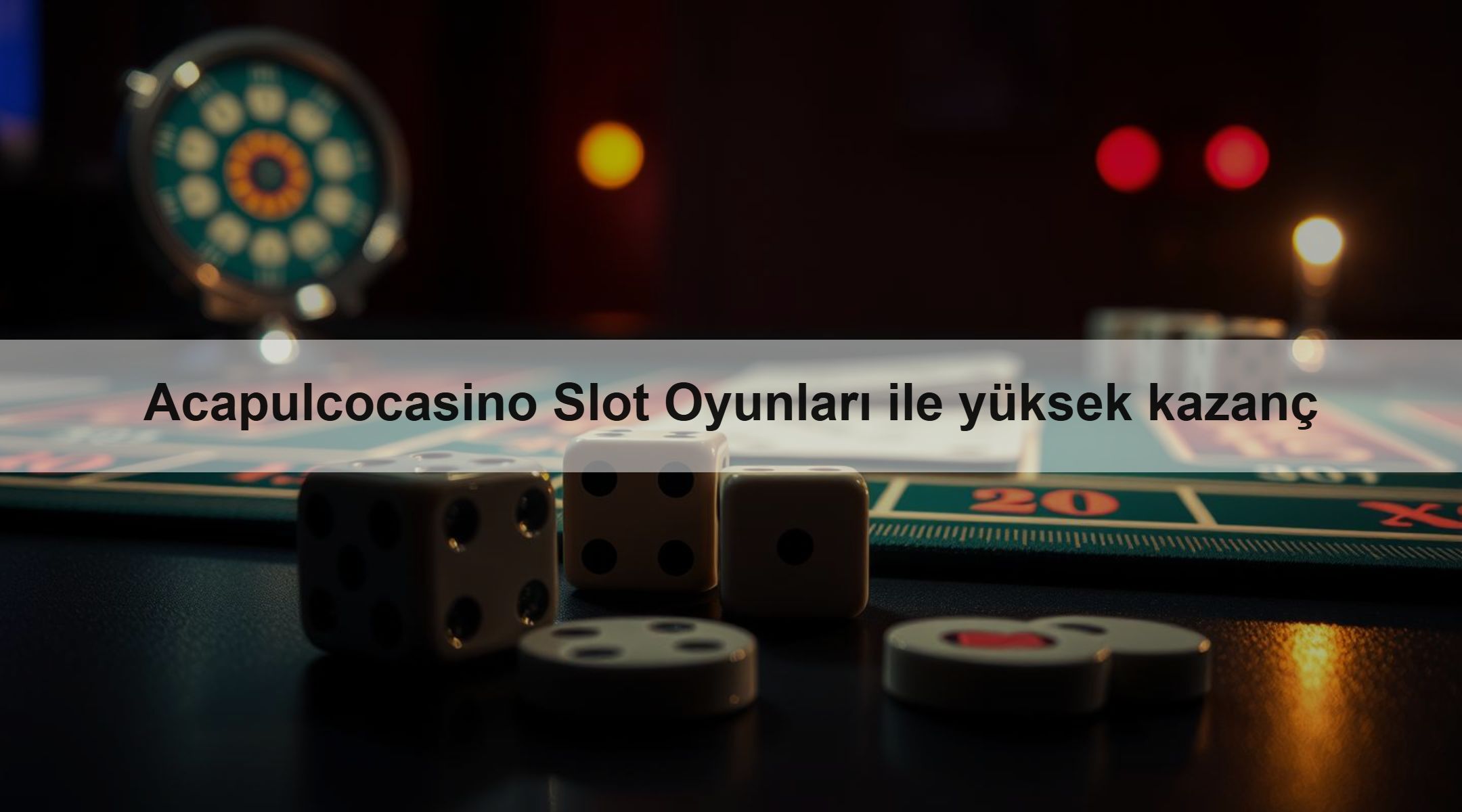 Acapulcocasino Slot Oyunları ile yüksek kazanç
